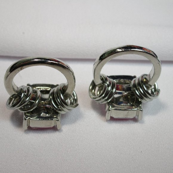 Set of 2 Pink and Silver Fidget Rings - Picture 4 of 9